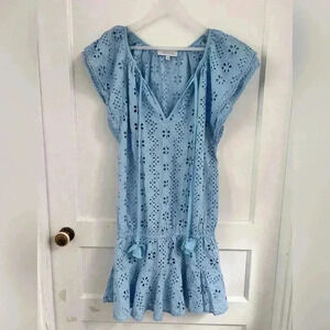 CARTOLINA
JOY COTTON EYELET COVERUP TRANQUIL
BLEU Size M